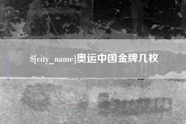 永兴奥运中国金牌几枚