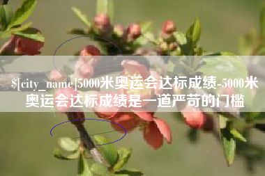 永兴5000米奥运会达标成绩-5000米奥运会达标成绩是一道严苛的门槛