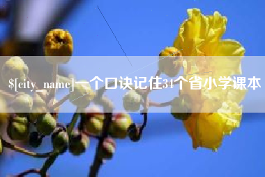 永兴一个口诀记住34个省小学课本