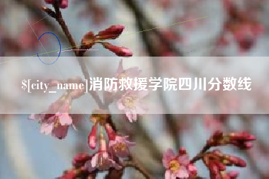 永兴消防救援学院四川分数线