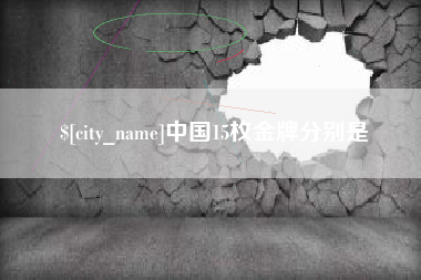 永兴中国15枚金牌分别是