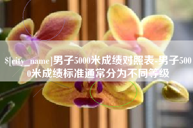 永兴男子5000米成绩对照表-男子5000米成绩标准通常分为不同等级