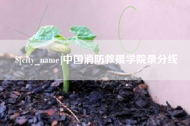 永兴中国消防救援学院录分线