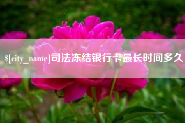 永兴司法冻结银行卡最长时间多久