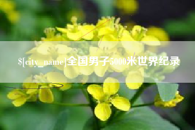 永兴全国男子5000米世界纪录