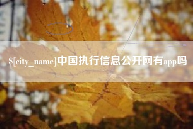 永兴中国执行信息公开网有app吗
