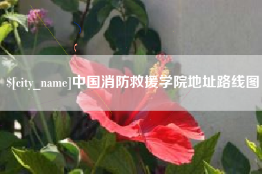 永兴中国消防救援学院地址路线图
