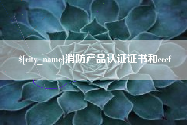 永兴消防产品认证证书和cccf