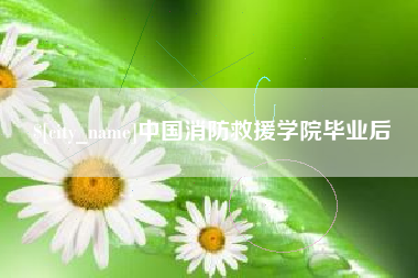 永兴中国消防救援学院毕业后
