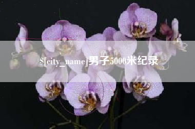 永兴男子5000米纪录