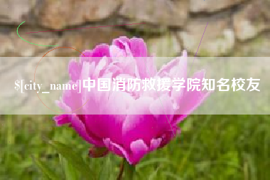 永兴中国消防救援学院知名校友