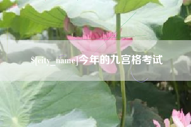 永兴今年的九宫格考试