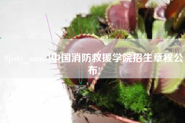 永兴中国消防救援学院招生章程公布!