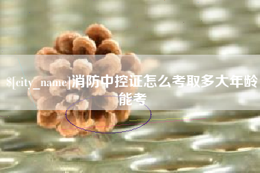 永兴消防中控证怎么考取多大年龄能考
